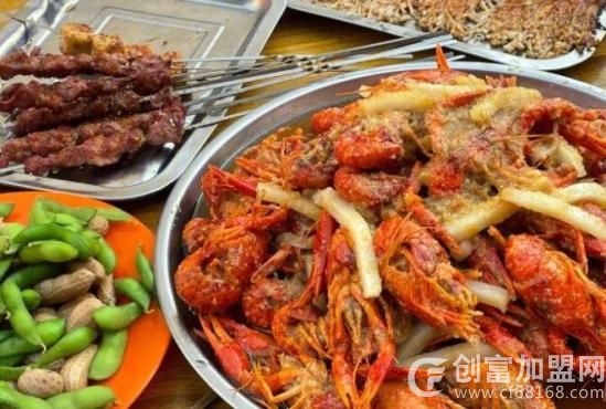 烧烤小龙虾