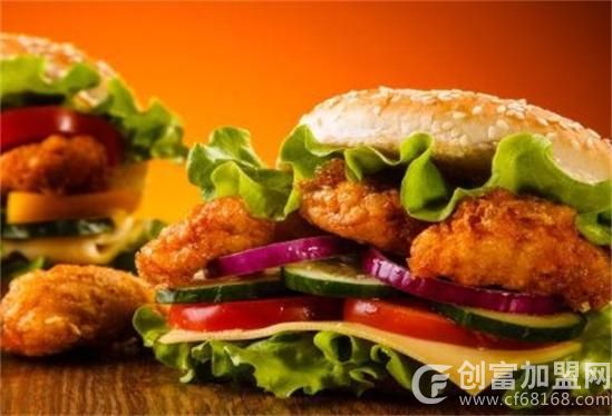 饱食节炸鸡汉堡