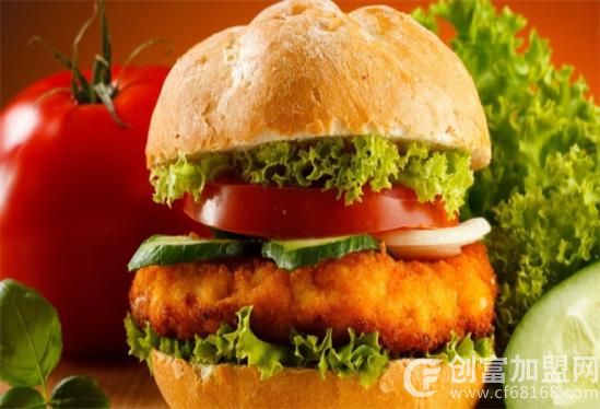 饱食节炸鸡汉堡