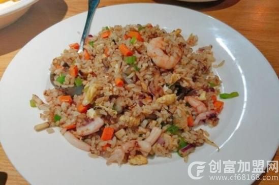 铁板海鲜炒饭