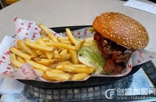 咔吡炸鸡汉堡
