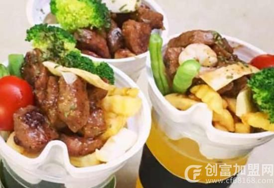 牛排杯小吃