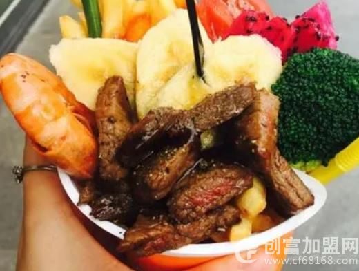 牛排杯小吃