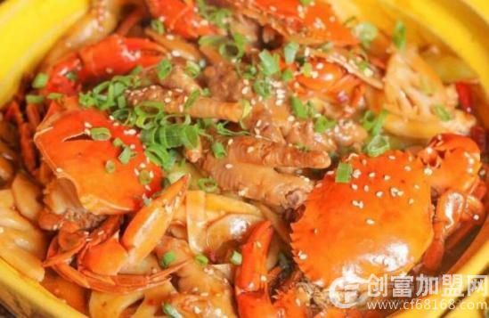 炉茶小龙虾肉蟹煲