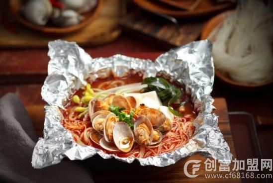 锡纸花甲米线