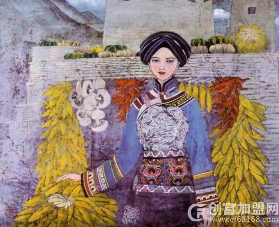 华美创意民族画