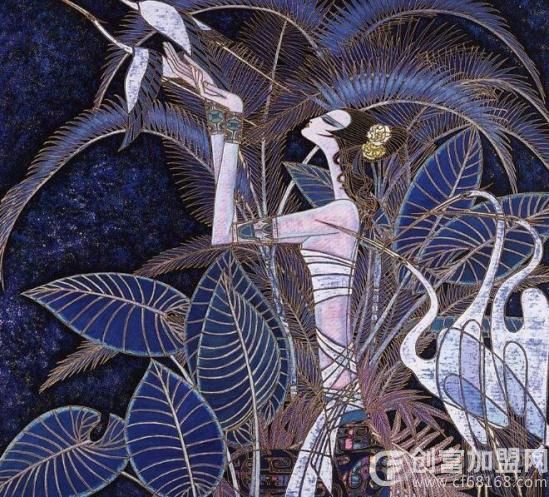 华美创意民族画